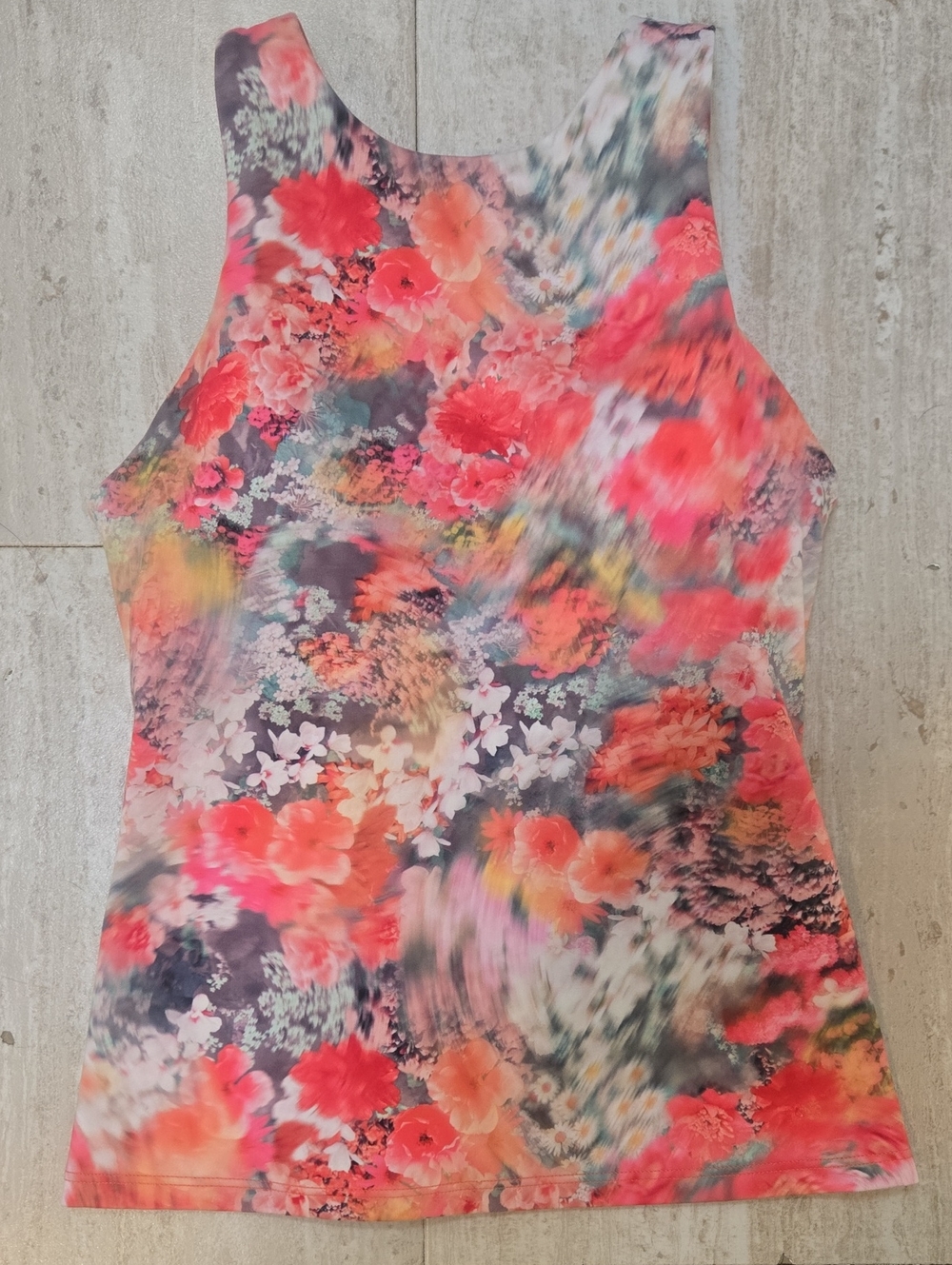 Athleta Watercolor Floral Tank Top